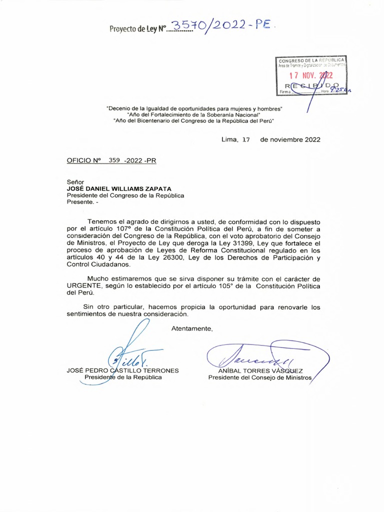 Derogación Ley 31399: Derechos Referéndum | PDF | Democracia ...