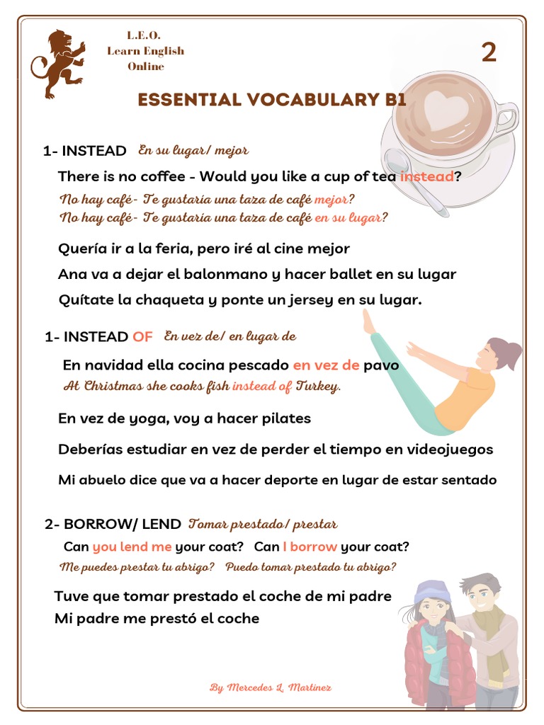 2 Vocabulary B1 | PDF
