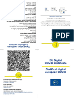 COVID Vaccine Certificate