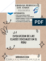 Evolucion de Las Clases Sociales en El Peru PDF