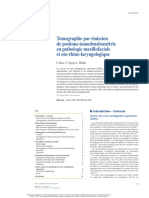 Tomographie Par Émission de Positons-Tomodensitométrie en Pathologie Maxillofaciale Et Oto-Rhino-Laryngologique