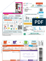 Factura de servicios públicos de ENEL Colombia