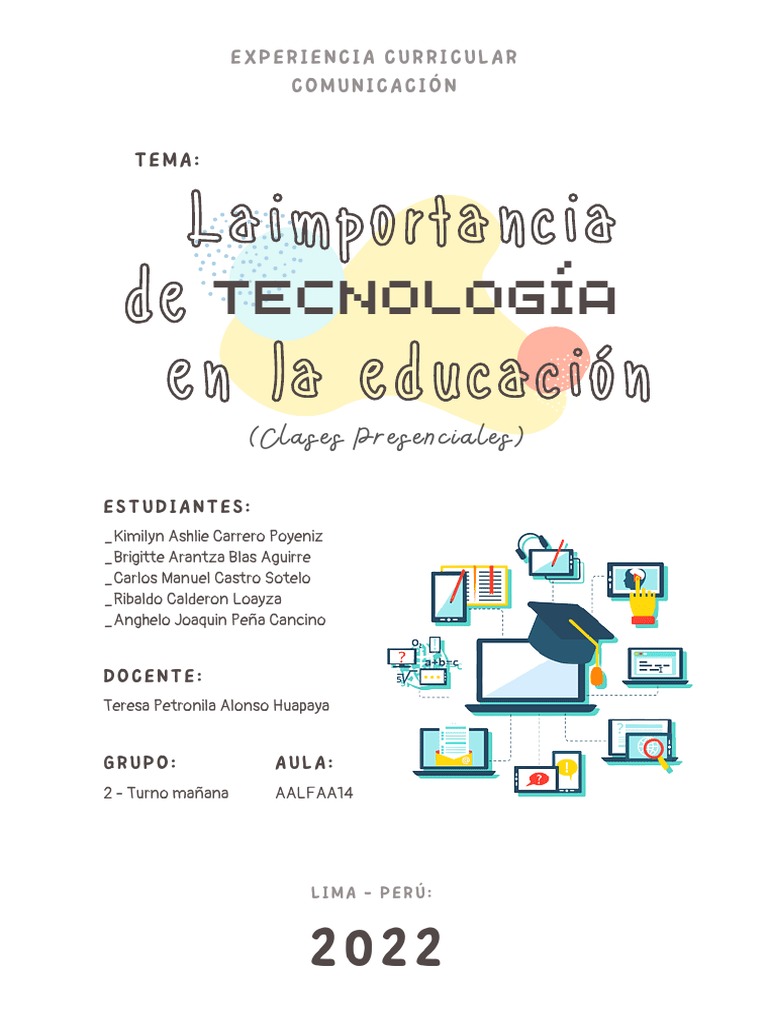 Impacto de la Tecnología en Educación | PDF | Tecnologia Educacional ...