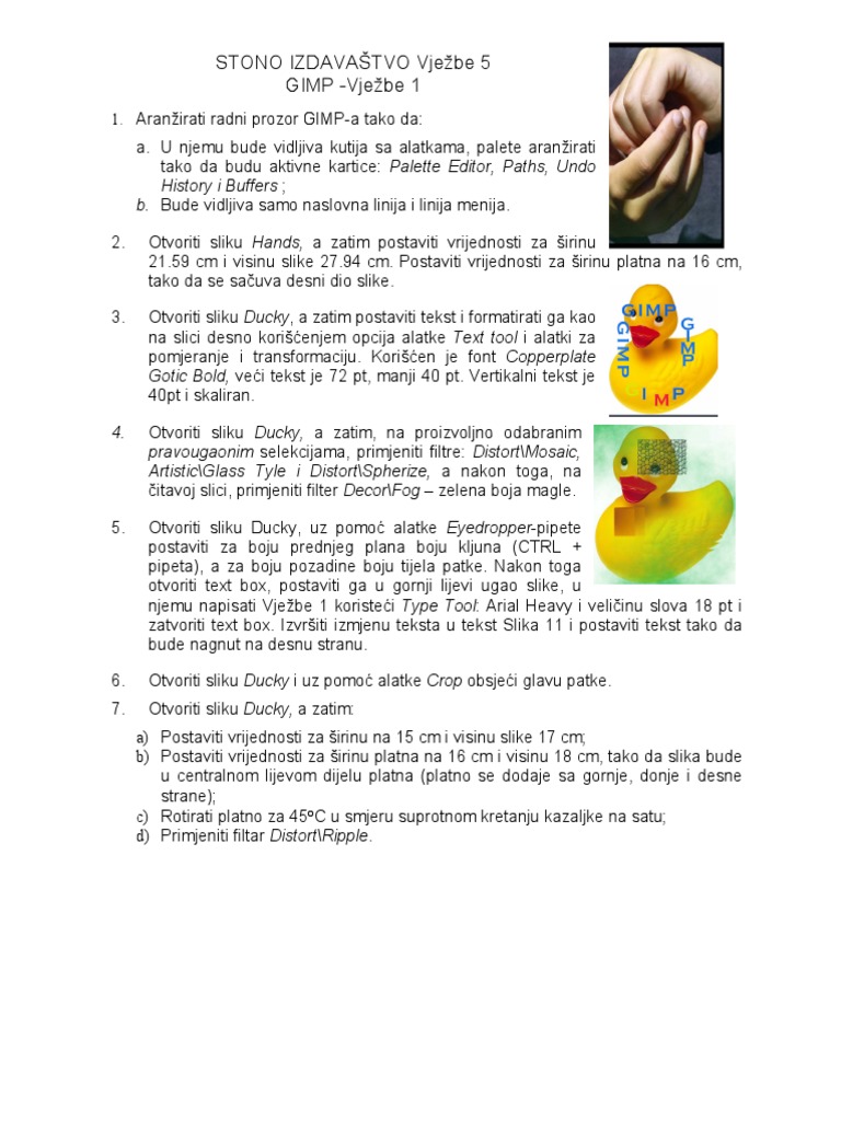 Vježbe V | PDF