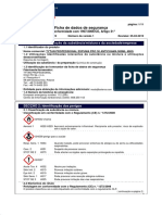 MSDS - Espuma Pro 30 Antichama 500ML 480G