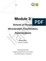 Module 3 Schools of Thought Pt1