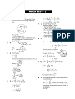 Solution Mock Test 3