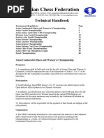 Asian Chess Federation Technical Handbook