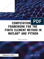 Pavel Sumets - Computational Framework For The Finite Element Method in MATLAB® and Python-CRC Press (2022)