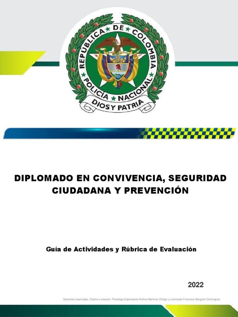 Diplomado en Seguridad Ciudadana 2022 | PDF | Multimedia | Evaluación