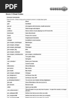 Doom 3 Cheats