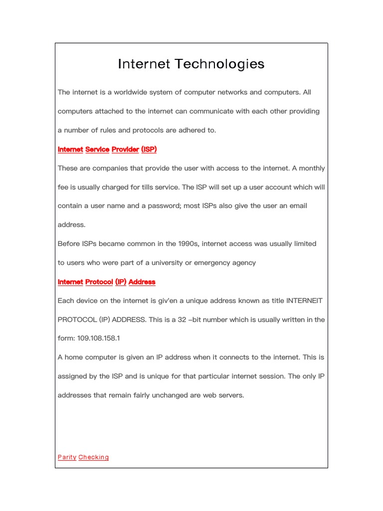 Error Checking Methods PDF