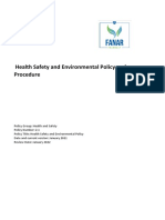 Health Safety Environmental Policy