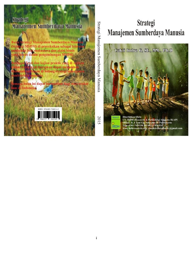 Strategi Manajemen Sumber Daya Manusia | PDF | Seni