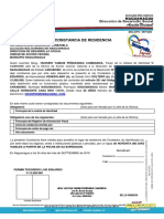 Constancia de Residencia: Fotocopia de La Cedula de Identidad