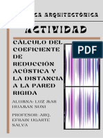 Cálculo Del Coeficiente de Reducción Acústica y Distancia - Huaman Luz