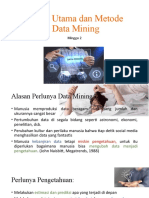 Minggu 2 Peran Utama Dan Metode Data Mining