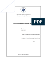 Inconstitucionalidade e Garantia Da Constituição