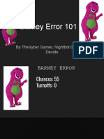 Barney Error 101 (Ft. Nightbot 0)