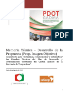 Actualización del Plan de Desarrollo y Ordenamiento Territorial del Cantón Ambato