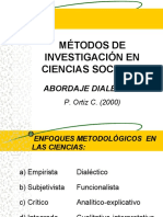 P2000-02. "Método de Investigación en Ciencias Sociales. Abordaje Dialéctico"