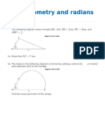 Circle Geometry and Radians