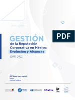 Gestión de La Reputación Corporativa en México. Evolución y Alcances (2015-2022)