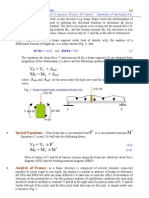 V V + A M M + A A A: Analysis of Internal Forces