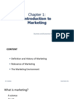 MK1 - 01 - Introduction To Marketing (Handout)