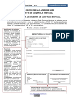 Informe Técnico 06 - Como proceder no atendimento de Receita Especial