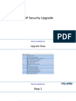 SAP Upgrade Steps