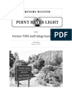 Former TIRN Staff Allege Harassment - Point Reyes Light