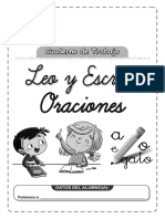 Cuadernillo - Leo - y - Escribo - ORACIONES (P1)