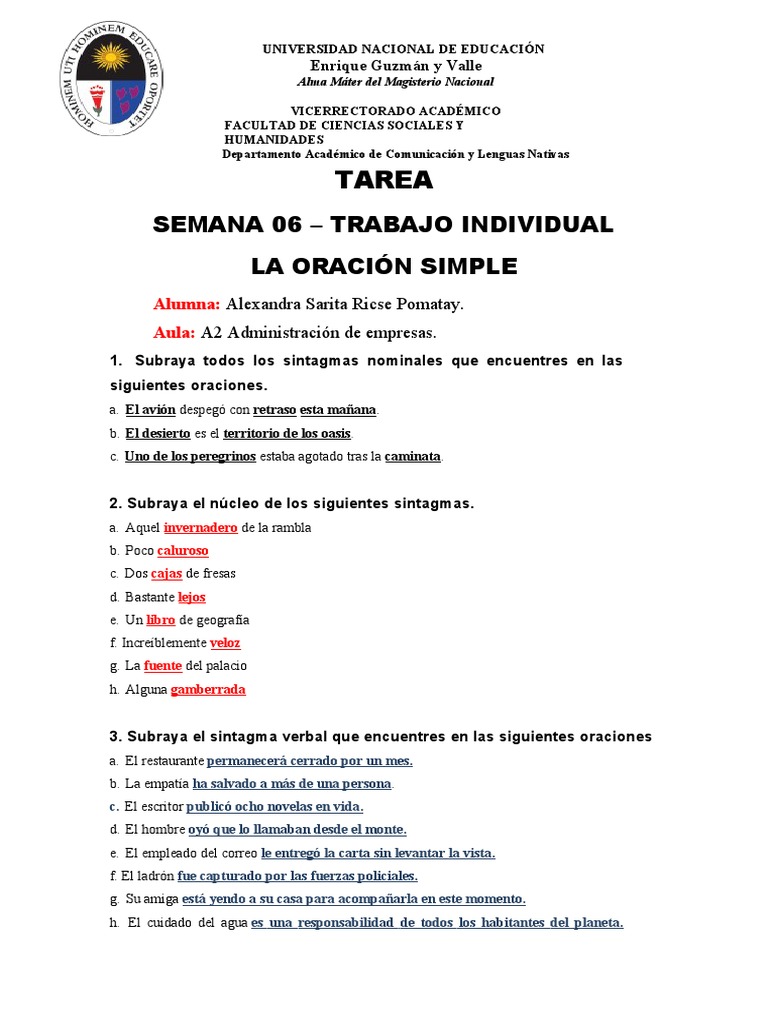 Tarea Semana 06 | PDF