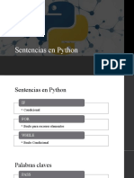 Clase03 - Sentencias Python