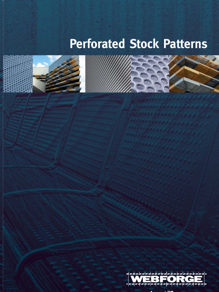 Webforge Perforated Panels-stock Patterns | Galvanization | Steel