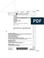 O Level Biology Paper 2