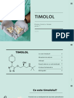 Timolol-Alexa Diana-Ionela, Grupa 7