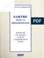 [Vincent de Coorebyter] Sartre Avant La Phénoménologie