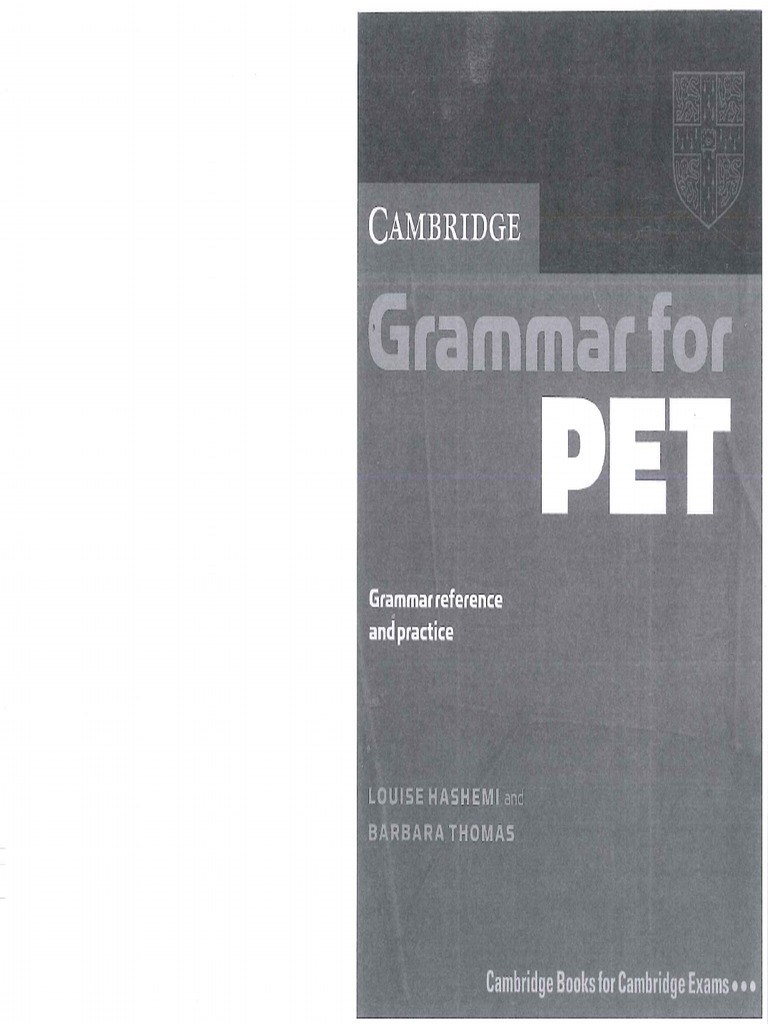 Grammar for pet pdf