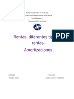 Rentas financieras: tipos, amortización y tablas de amortización