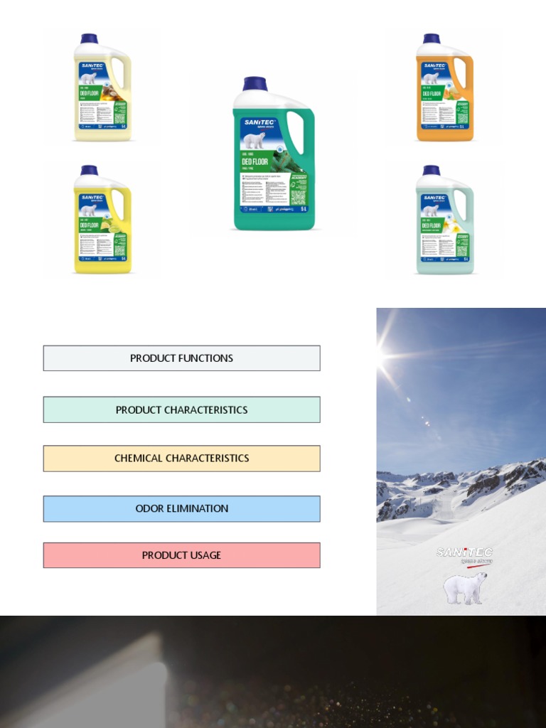 DEO FLOOR's Training Module PDF Odor Materials