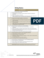 TOEFL Writing Rubrics