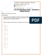 Lista Estática e Hidrostática ENEM