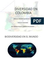 Biodiversidad en Colombia - 2021-II