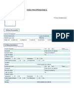 Ficha Psicopedagogica (Expediente Pedagogico)