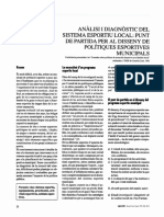 Burriel (1994) - Anàlisi I Diagnòstic Del Sistema Esportiu Local