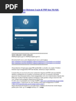 Download Cara Membuat Halaman Login Di PHP Dan MySQL Dengan Session by mikongt SN60841160 doc pdf
