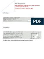 Actividadades de Clase Del 30 de Marzo