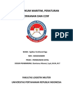 Tugas Hukum Maritim, Peraturan Perikanan Dan CCRF: Fakultas Logistik Militer Universitas Pertahanan Republik Indonesia